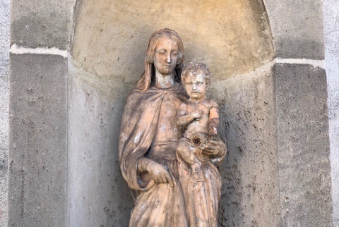 Statue Vierge à l'Enfant