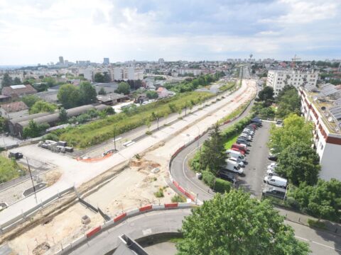 Avenue paysagère entre Romainville et Montreuil