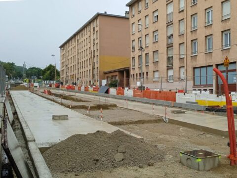 Travaux de plateforme rue Anatole France Noisy-le-Sec