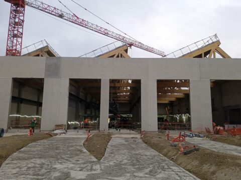 Travaux de génie civil au SMR de Montreuil