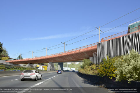 Un nouveau pont au-dessus de l'A86